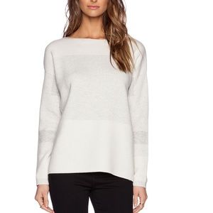 Vince Intarsia Block Sweater